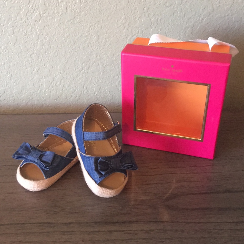 Kate Spade Baby Denim Mary Janes